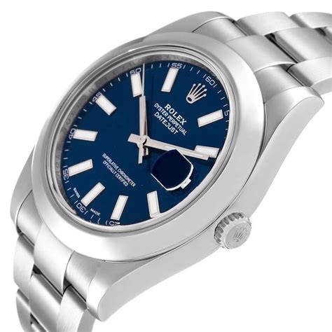 rolex datejust ii blaue superlume sehr schwach